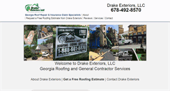 Desktop Screenshot of drakeexteriors.com